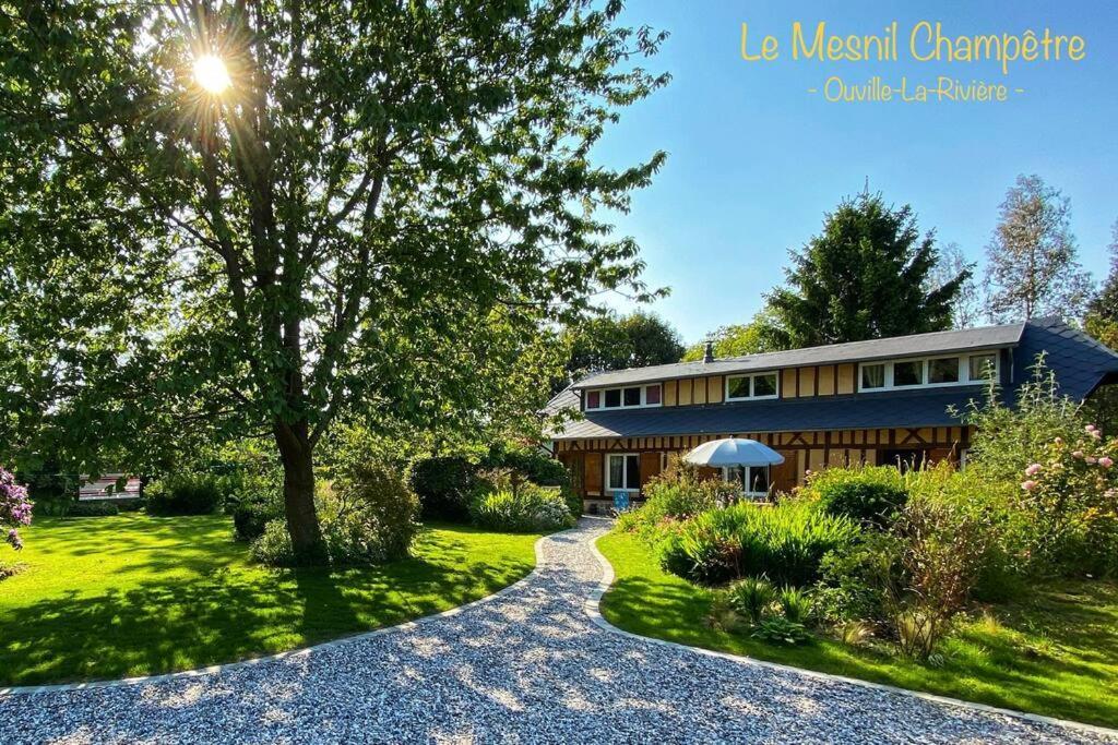 فيلا Le Mesnil Champetre Ouville-la-Riviere المظهر الخارجي الصورة
